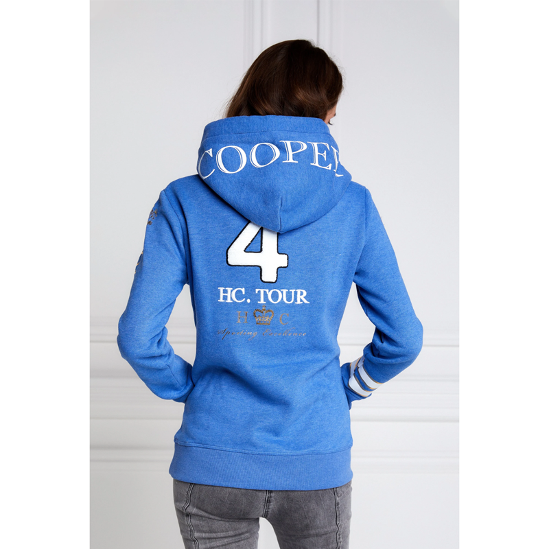 Holland Cooper HC Heritage Hoodie - Deep Cobalt Marl-5